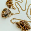 Crystal stone holder necklace - free (crystal) gift included🎁