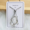Crystal stone holder necklace - free (crystal) gift included🎁