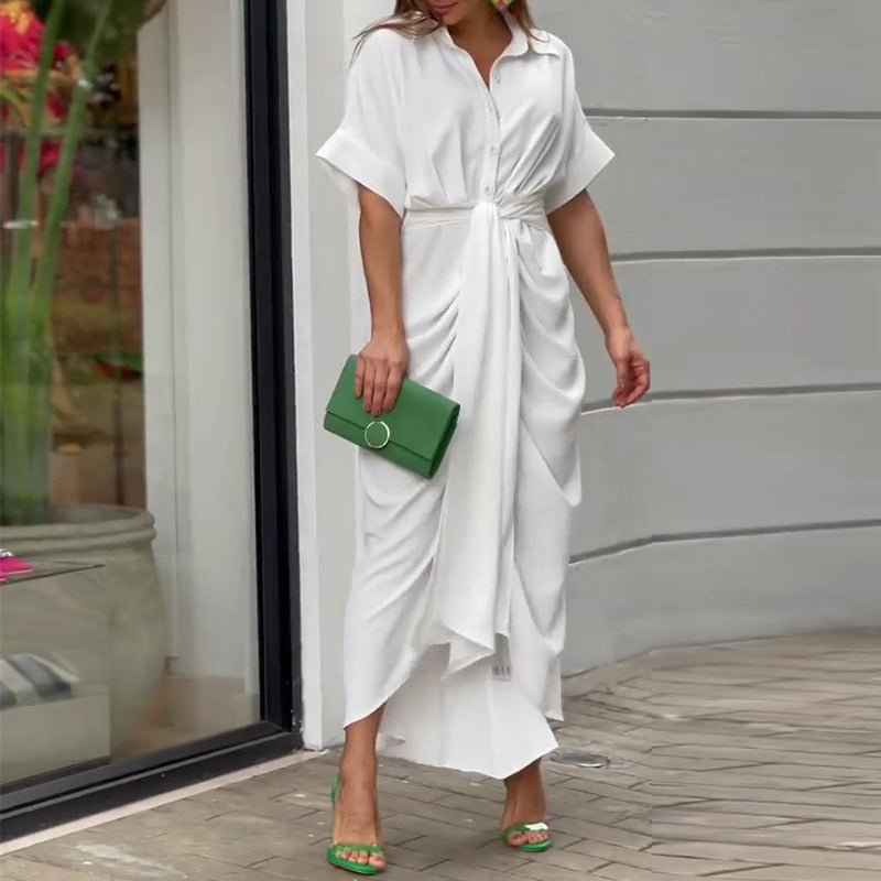 Eliza | Elegant Summer Linen Dress