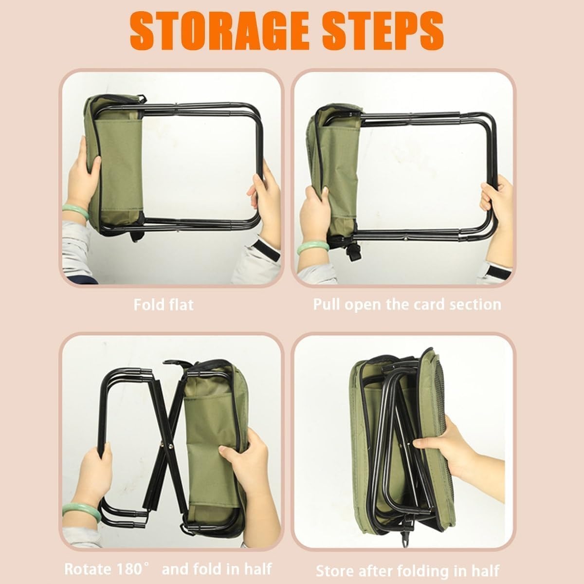 Folding Stool – Stable, Lightweight, and Waterproof for On-the-Go Use