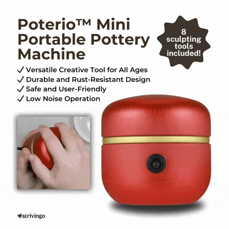 Poterio™ Portable Mini Pottery Wheel