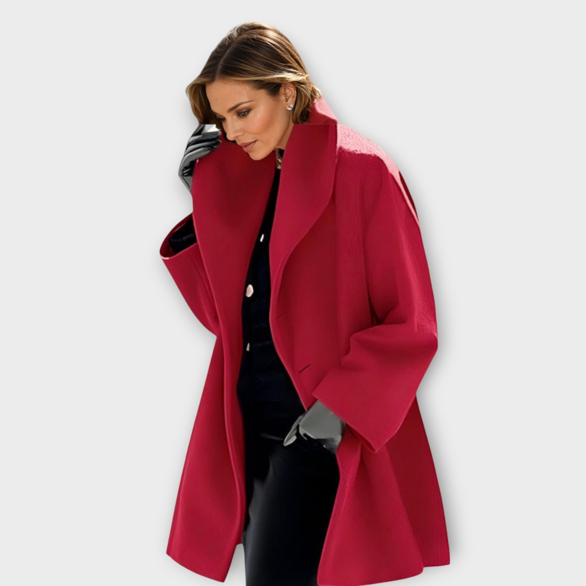 Isabelle - Elegante jas met opstaande kraag