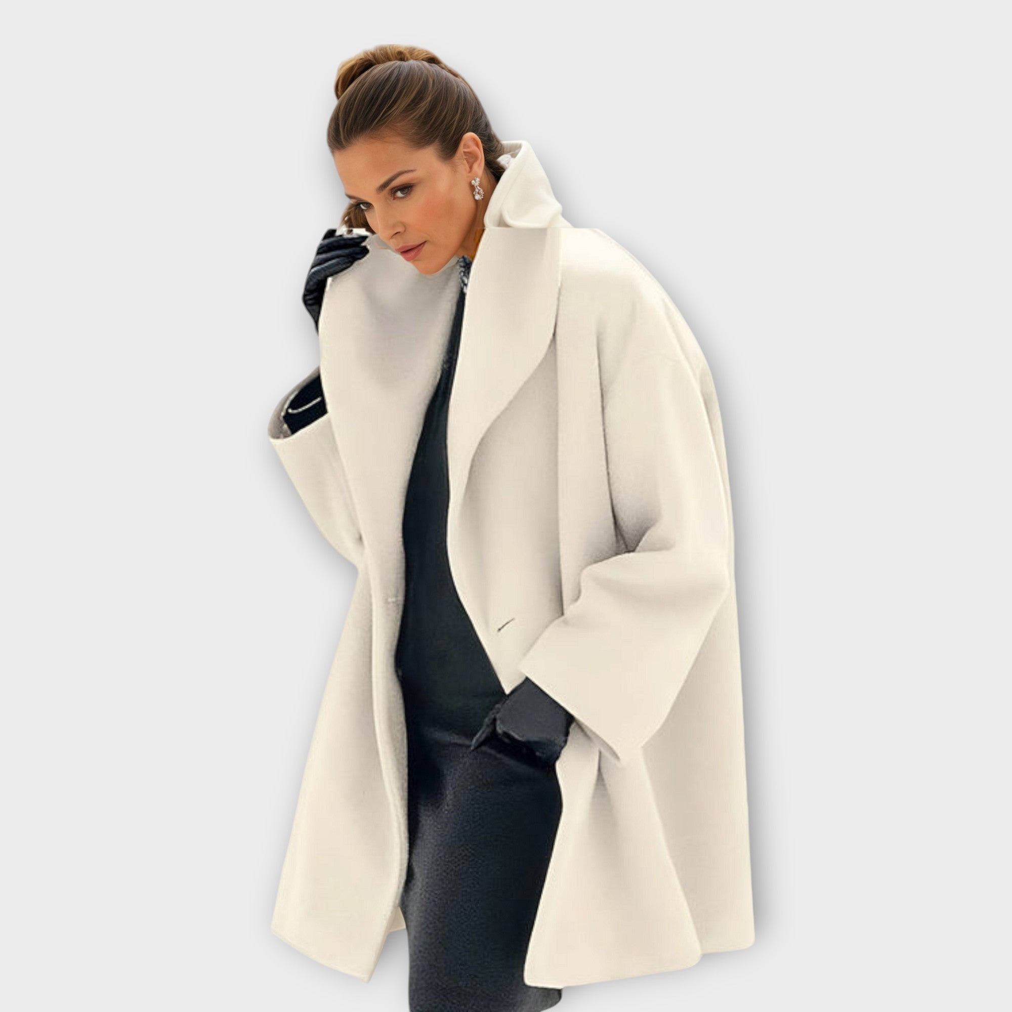 Isabelle - Elegante jas met opstaande kraag