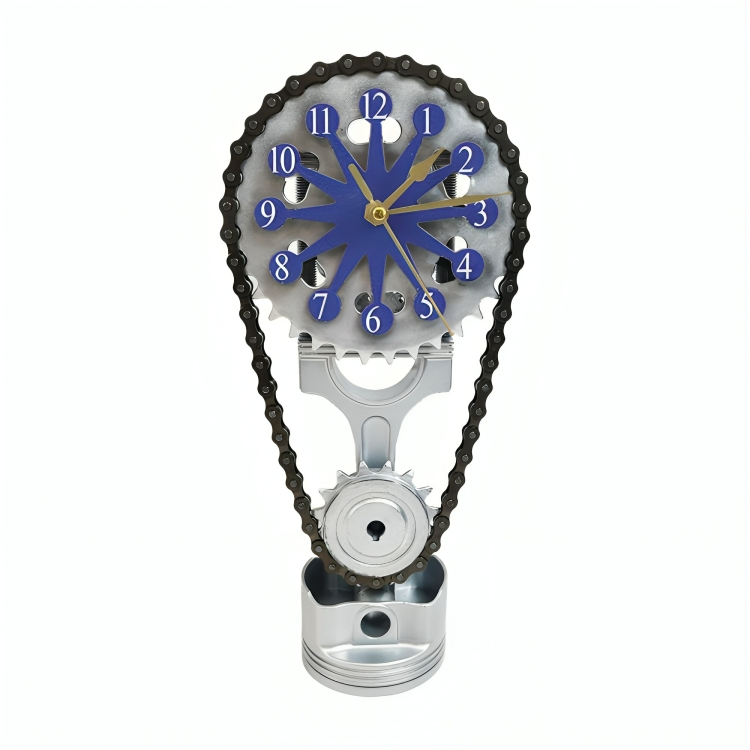 TimeForge™ | Rotating Metal Gear Clock