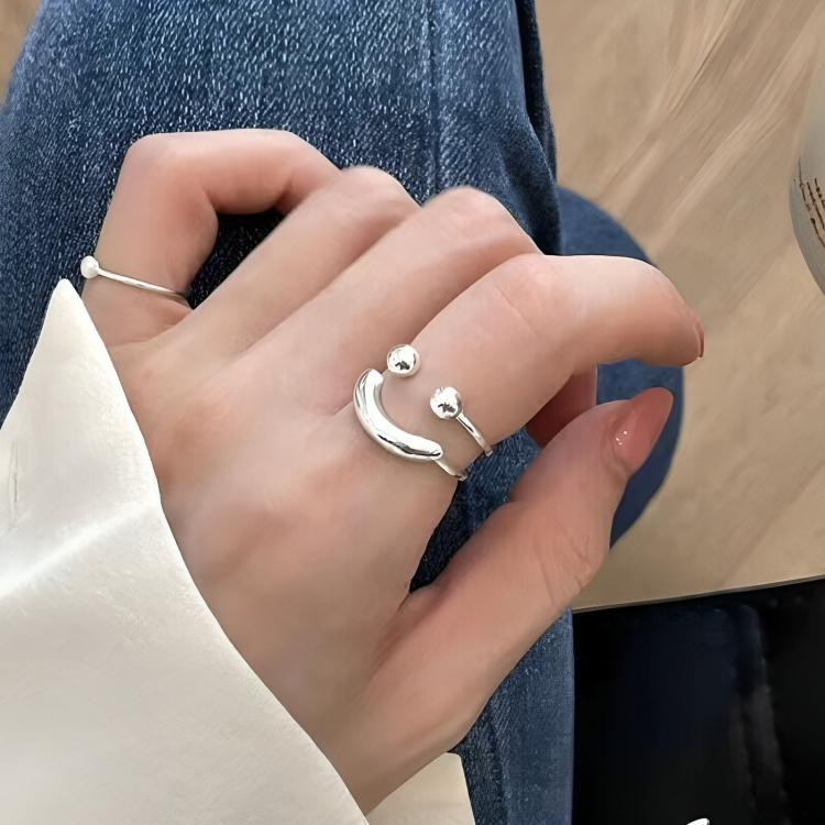 PositiviRing™ | Smiley Adjustable Ring