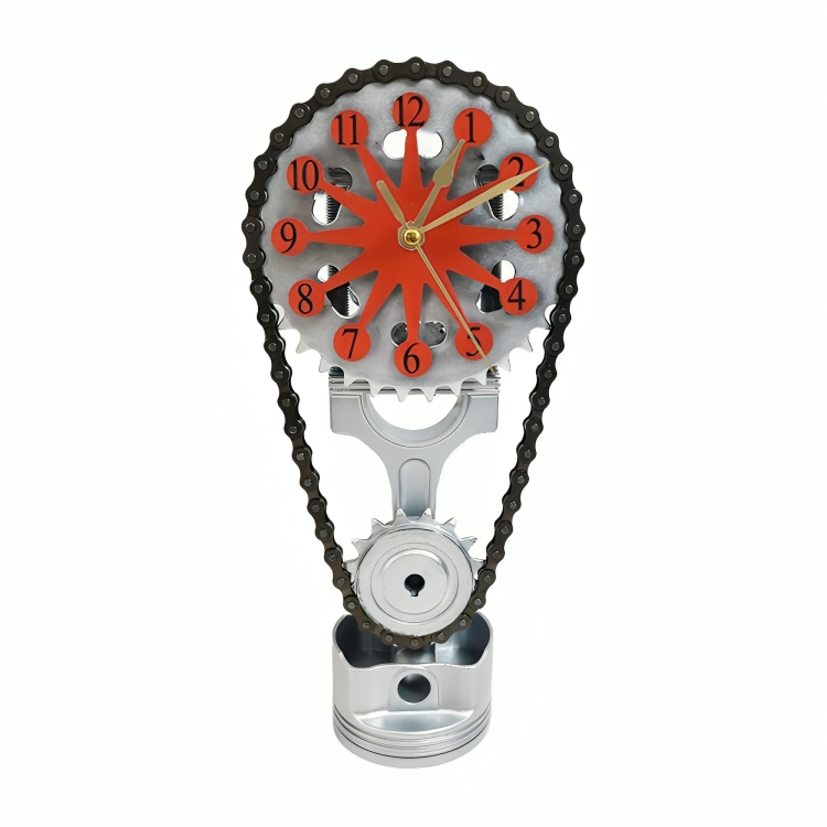 TimeForge™ | Rotating Metal Gear Clock