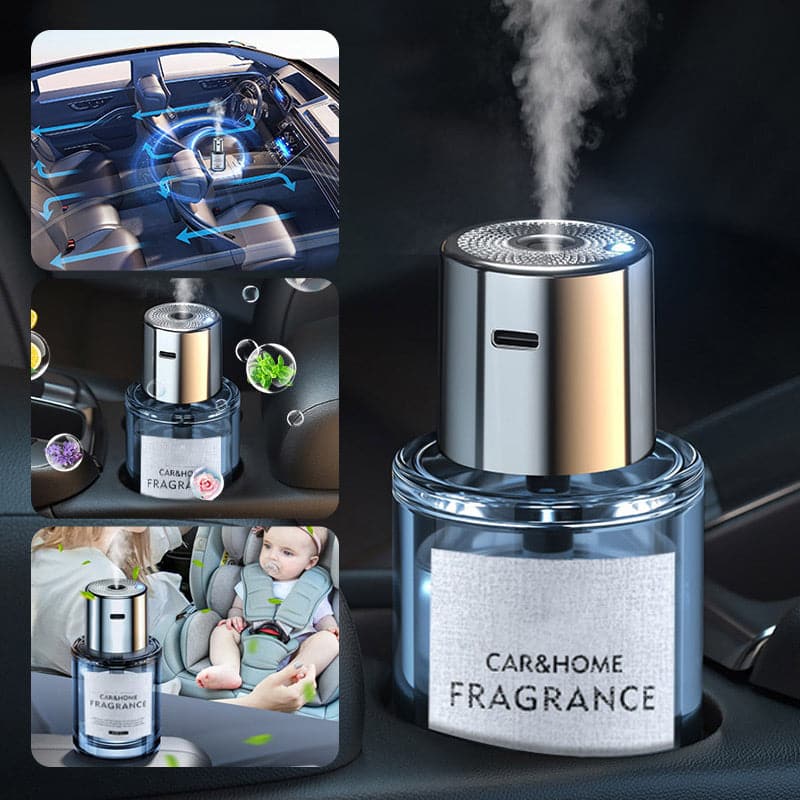 Ideal Gift - Smart Ultrasonic Car Air Freshener - 5 Speed Settings & Automatic On/Off