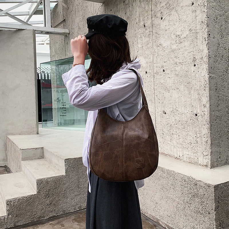 【🎊2025 New Products】👜Women's Large Capacity Retro Soft Leather Shoulder Bag.