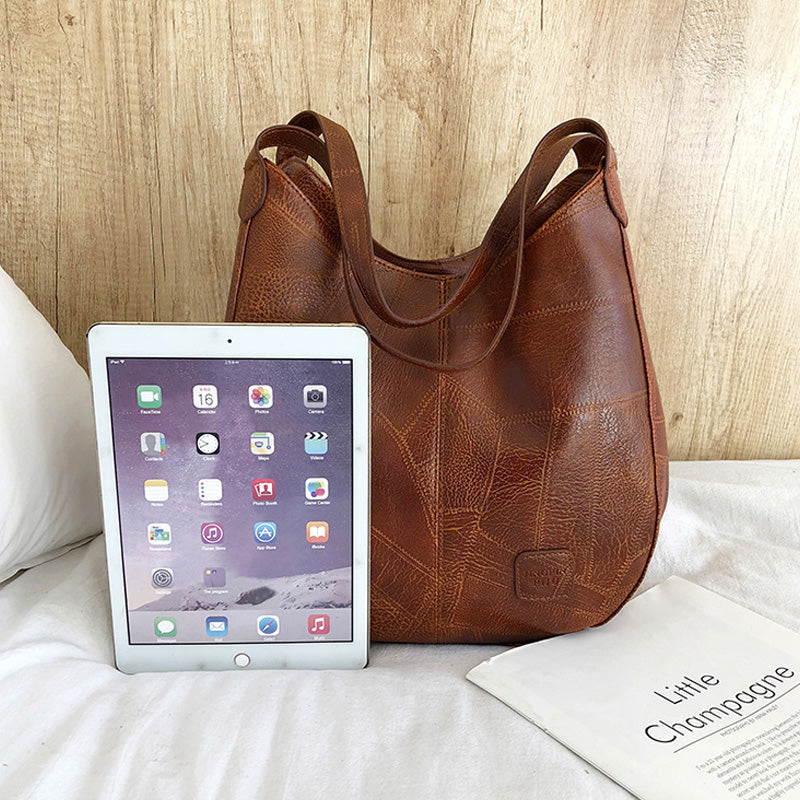 【🎊2025 New Products】👜Women's Large Capacity Retro Soft Leather Shoulder Bag.