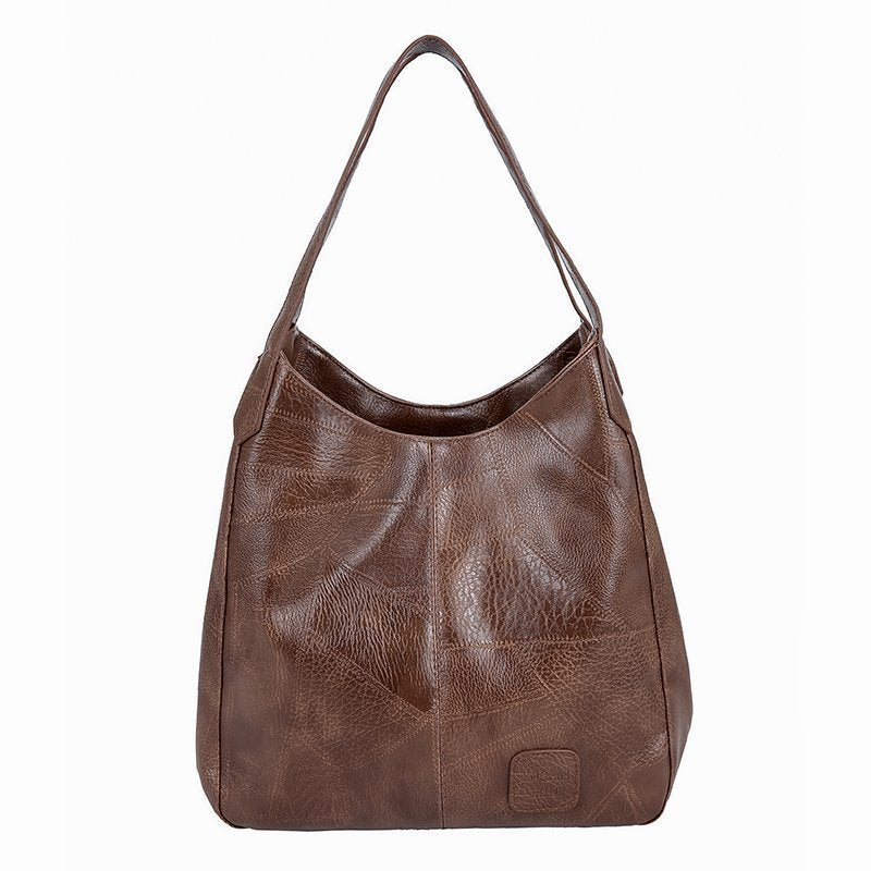 【🎊2025 New Products】👜Women's Large Capacity Retro Soft Leather Shoulder Bag.