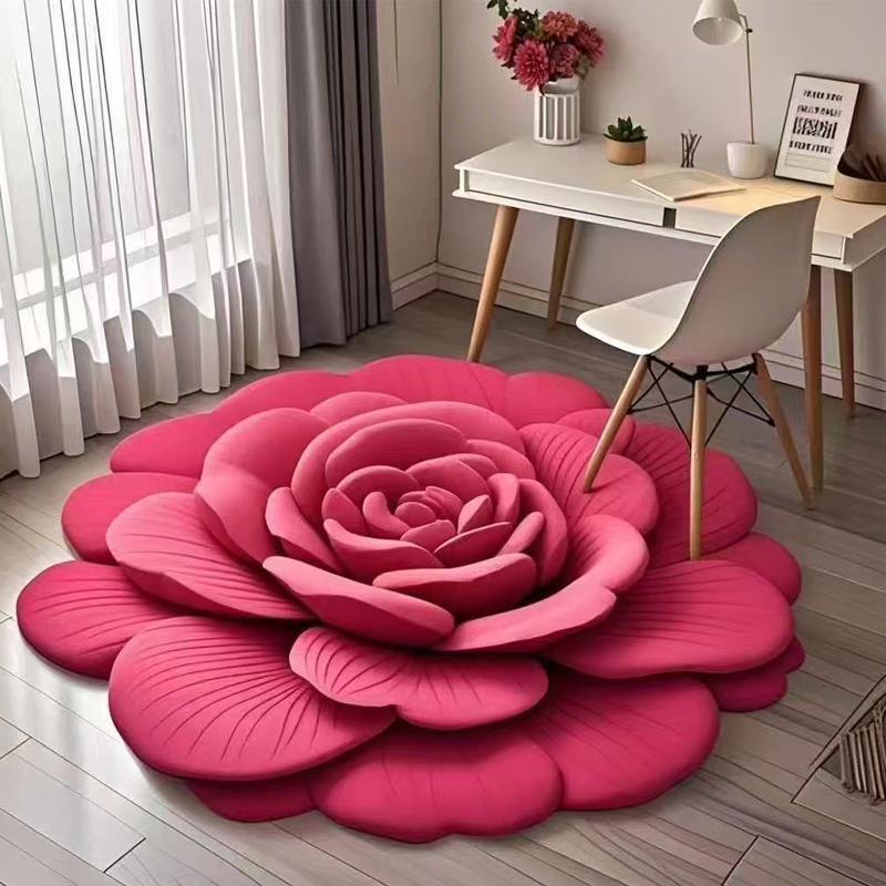 🔥 Hot Hot Discount🌺 Floral & Diatomaceous Earth Floral Plush Rug