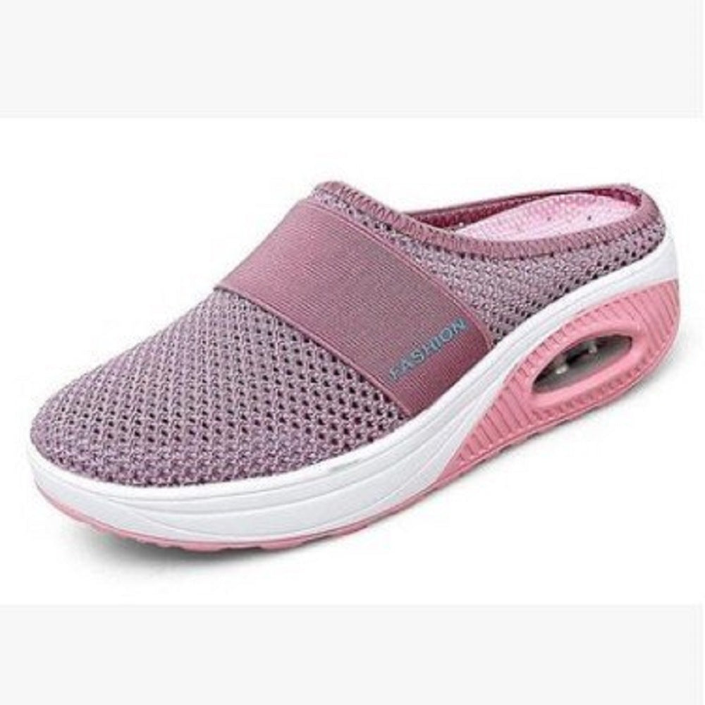 🔥 Lightweight women's moccasins with mesh and a low cutout