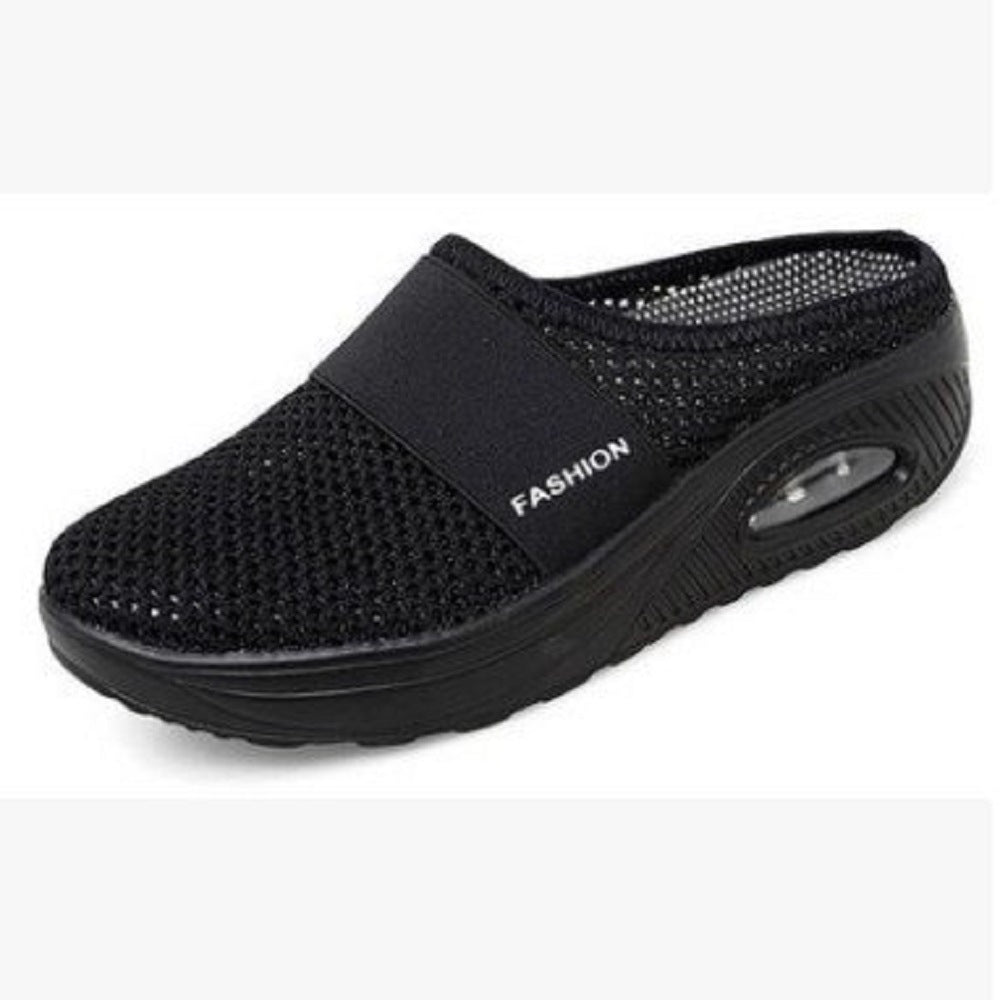 🔥 Lightweight women's moccasins with mesh and a low cutout