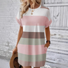 【S-4XL】✨Women's Casual Round Neck Dress