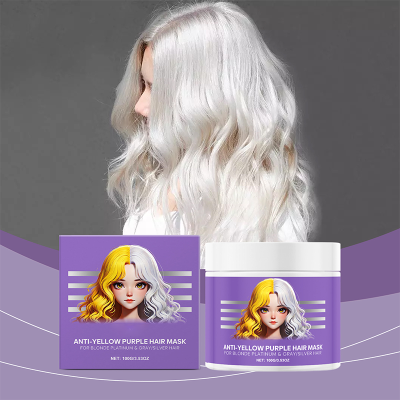 Purple Hair Mask for Yellowing
