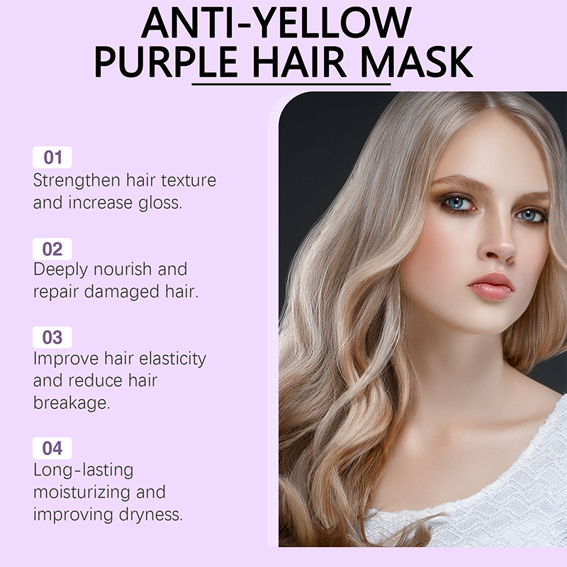 Purple Hair Mask for Yellowing