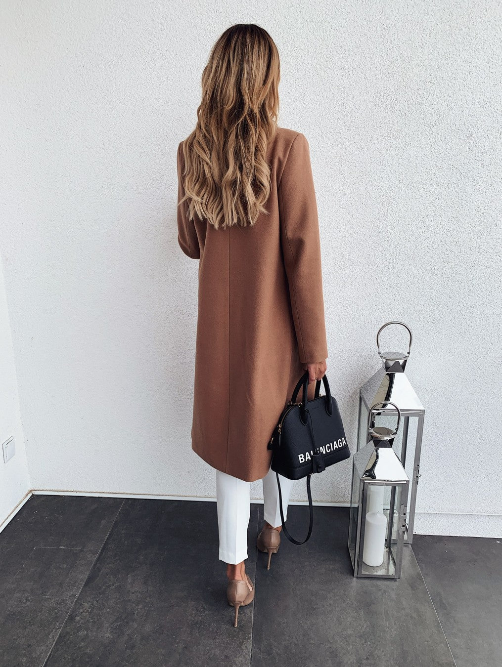 Emma™ Lange Wollen Coat