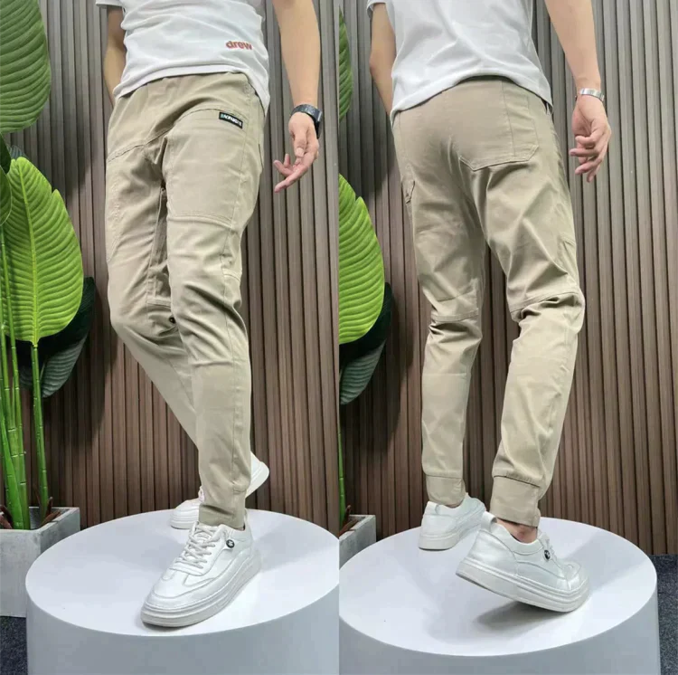 Mike | stretchy cargo broek