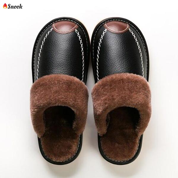 SNOOK® - LEREN THERMO SLIPPERS