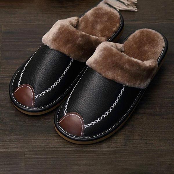 SNOOK® - LEREN THERMO SLIPPERS