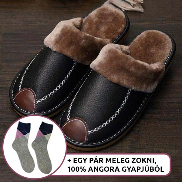 SNOOK® - LEREN THERMO SLIPPERS