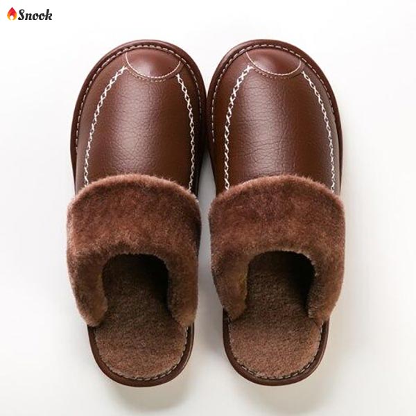 SNOOK® - LEREN THERMO SLIPPERS