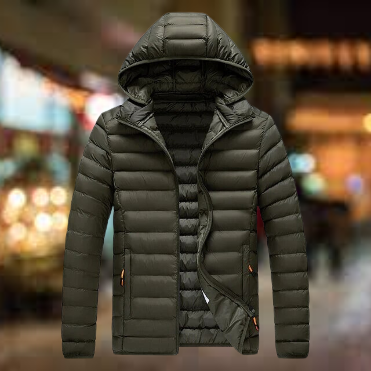 Cédric - Casual waterdichte parka jas Afneembare cap